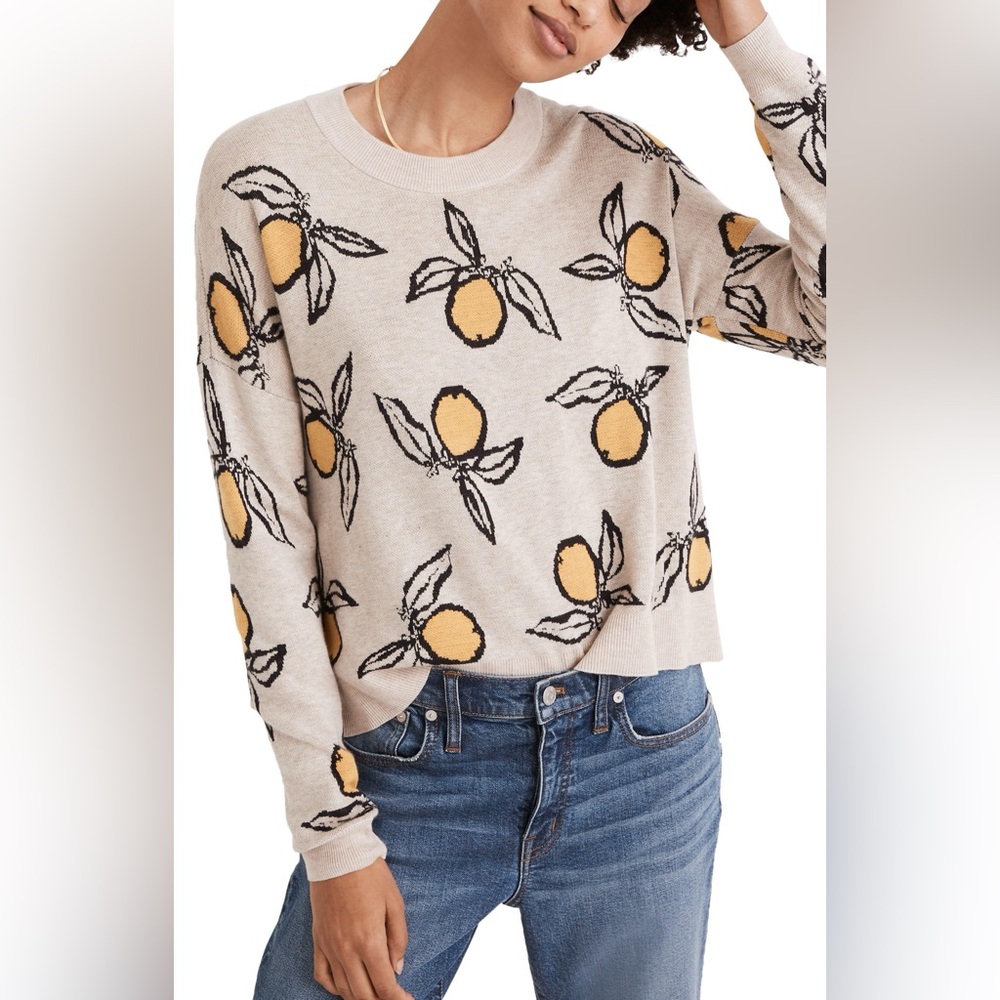 Madewell Lemon Sweater NWT - Size XXS